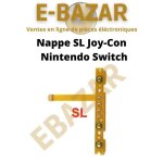 Nappe bouton sl touche manette joy - con ruban pour nintendo switch - jaune
