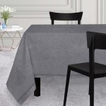 Nappe carr�e 180x180 cm venise gris par soleil docre