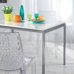 Nappe cristal paillette - paris prix - 240x140cm - protection de table transparente Nappe cristal paillette - paris prix - 240x140cm - protection de table transparente