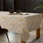 Nappe enduite au look nature naturel 160x300 cm