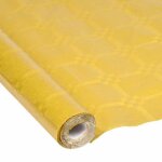 Nappe - non spécifié - damassé métalisé - 118x5m - papier - couleur or Nappe - non spécifié - damassé métalisé - 118x5m - papier - couleur or