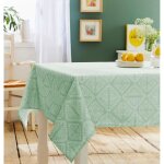 Nappe ovale boho - sauge - 180 x 240 cm