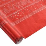 Nappe papier nol chrome 118x5m rouge
