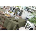 Nappe rectangle 150 x 350 cm gaze de coton romarin Nappe rectangle 150 x 350 cm gaze de coton romarin