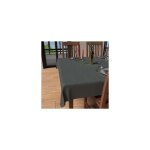 Nappe rectangle anti - tâches 150x250 cm luxury gris par soleil docre Nappe rectangle anti - tâches 150x250 cm luxury gris par soleil docre