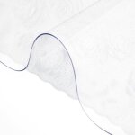 Nappe rectangle transparente - vevor - protection de table en pvc 914 x 1524 cm �paisseur 15 mm temp�rature ...