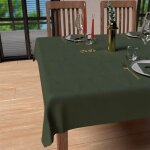Nappe rectangle anti - t�ches 150x300 cm luxury vert par soleil docre