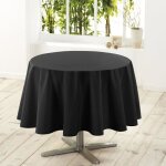 Nappe ronde - paris prix - essentiel - 180 cm - antitache - lavable en machine