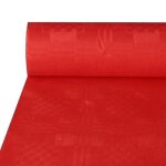 Nappe rouleau - pap star - 50 m x 1 m - rouge - uni - droit