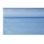 Nappe rouleau - n / a - 8 m x 12 m - bleu clair - synth�tique - lavable