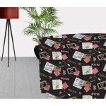 Nappe toile cire ronde 160 cm bistrot