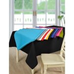 Nappe rectangulaire - noname - 140 x 240 cm - 100% polyester - anti - taches - imperméable Nappe rectangulaire - noname - 140 x 240 cm - 100% polyester - anti - taches - imperméable