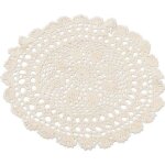 Napperon crochet ivoire 30 cm ivoire crme cru
