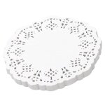 Napperons en dentelle papier 100 pices sries napperons ronds dcoratifs de 45 pouces doublures pour ...