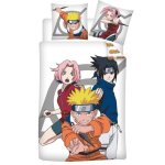 Naruto shippuden - parure de lit enfant manga housse de couette 140x200 cm une taie d?oreiller 65x65 ...
