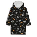Plaid polaire enfant - naruto shippuden - taille unique - 7  14 ans - lavable - doux et confortable