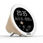 Station m�t�o nasa wsp1700wd avec enceinte bluetooth - bois sw262