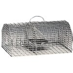 Nasse  rats - 1 / 2 ronde - galvanise - 40 x 23 x 18 cm