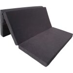 Natalia spzoo une chauffeuse pliable 180 x 120 cm (noir 0001)