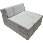 Matelas pliable - natalia spzoo - futon chauffeuse - 60x160 cm epaisseur 12 cm - housse lavable - 1 place ...
