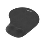 Tapis de souris - natec - marmot - noir - avec repose - poignets - confort optimal