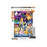 Puzzle - nathan - nathan pok�mon n�on - 1500 pi�ces - couleur n�on - th�me dessins anim�s