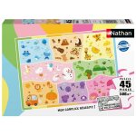 Nathan - puzzle enfants 45 pi�ces - un monde de couleurs - d�s 5 ans - puzzle de qualit� sup�rieure - ...