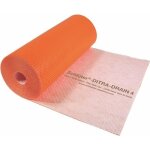 Natte de dsolidarisation et de drainage en polythylne ditra - drain 4 - le rouleau de 25 m x 1 m - ...