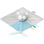 Nattou tim & tiloo doudou - tilou le loup - 27 x 27 cm gris / bleu Nattou tim & tiloo doudou - tilou le loup - 27 x 27 cm gris / bleu