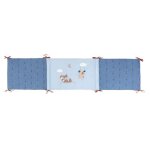 Nattou tour de lit jim & bob - 100% polyester - bleu