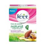Cires de cheveux dpilatoires - veet - 250ml - base sucre - pour tous types de peau - femme
