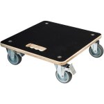 Nature chariot  plantes carr 38x38 cm noir bois 446407