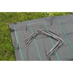 Nature chevilles de fixation de bche 20 pcs 25 x 20 cm mtal 409335