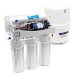 Naturewater 5 - etapes osmose inverse 180l / jour pompe de surpression manom�tre