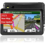 Navigateur gps tactile pour voiture navigation satellite pour pare - soleil de camion 256m + 8g carte ...