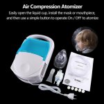 Nbuliseur atomiseur outad - enfant adulte - air compression - cramique tourmaline - blanc