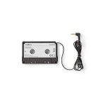 Nedis acon2200bk adaptateur cassette - 35 mm mle - noir