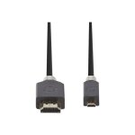 Cble hdmi avec ethernet nedis - hdmi (m) vers hdmi micro (m) 2m - blind - anthracite
