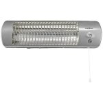 Chauffage dappoint - nedis - htba10gy - 1200 w - 12 m - lectrique gris