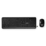 Kit clavier et souris - nedis - kbmcw100bkfr - sans fil - azerty - récepteur nano usb Kit clavier et souris - nedis - kbmcw100bkfr - sans fil - azerty - récepteur nano usb