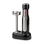 Mixeur � main - nedis - kahb600bk - 100 w - sans fil - argent / noir