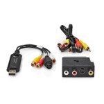 Nedis numriseur vido usb 2. 0 480p cble a / v / pritel