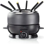 Set  fondue - nedis - 2. 3 l - 800 w - 6 personnes - thermostat rglable