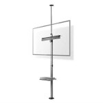 Support tv sol au plafond nedis - hauteur 270cm - rotation 180 - pour tv 37  70 max 30kg