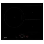 Neff table de cuisson induction 60cm 3 feux 7400w noir - t56fhl1l0