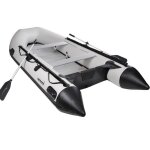 Nemaxx bateau pneumatique gonflable 330cm 5 - places bateau de pche avec fond en alu 2 bancs en alu ...