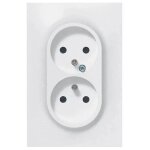 Prise �lectrique - legrand - neptune - 2p + t - asym�trique - int�rieur