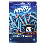 Nerf elite 2. 0 recharge de fl�chettes 80�fl�chettes nerf elite pour les blasters nerf qui utilisent ...