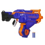 Nerf - nerf elite infinus - tir automatique rapide - 30 flechettes - violet et orange
