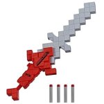 Nerf minecraft pe heartstealer 4 flchettes en mousse nerf elite
